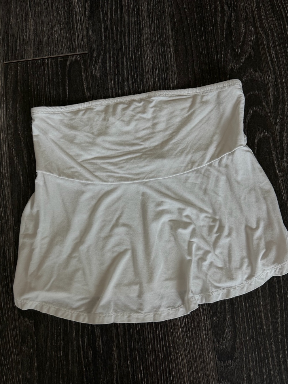 Brandy Melville White Strapless Top